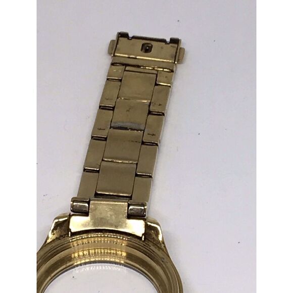Authentic Fossil Watch Parts Links Case Band 18mm Stainless Steel Gold A676 - Picture 12 of 12
